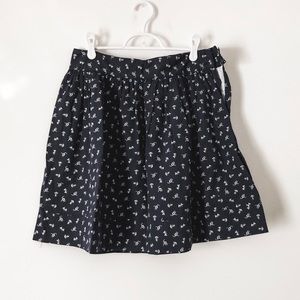 Cute Ocean Design Mini Skirt